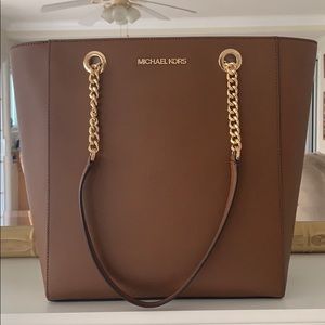 Brand New Michael Kors large brown tote
